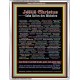 NAMES OF JESUS CHRIST WITH BIBLE VERSES IN GERMAN LANGUAGE {Namen Jesu Christi}  Acrylic Glass Frame  (GWABIDE NAMESOFCHRISTDEUTSCH)   