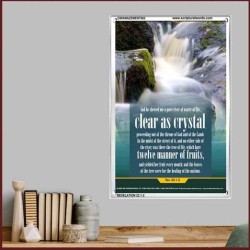 WATER OF LIFE   Christian Quotes Framed   (GWAMAZEMENT082)   "24X32"