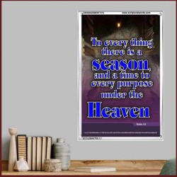 A TIME TO EVERY PURPOSE   Bible Verses Poster   (GWAMAZEMENT1315)   