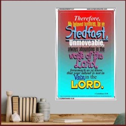 ABOUNDING IN THE WORK OF THE LORD   Inspiration Frame   (GWAMAZEMENT3147)   