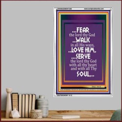 WALK IN ALL HIS WAYS   Scripture Art Prints   (GWAMAZEMENT3306)   "24X32"