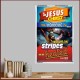 WITH HIS STRIPES   Bible Verses Wall Art Acrylic Glass Frame   (GWAMAZEMENT3634)   