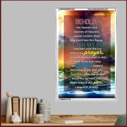 THINE EYES MAY BE OPEN TOWARD THIS HOUSE   Bible Verse Wall Art Frame   (GWAMAZEMENT3935)   
