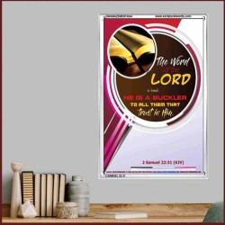 THE WORD OF THE LORD   Framed Hallway Wall Decoration   (GWAMAZEMENT4544)   