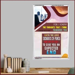 THE THOUGHTS THAT I THINK   Scripture Art Acrylic Glass Frame   (GWAMAZEMENT4553)   
