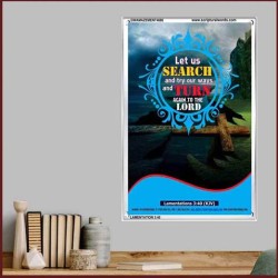 TURN AGAIN TO THE LORD   Scripture Art Prints   (GWAMAZEMENT4686)   "24X32"