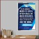 WHOMSOEVER MUCH IS GIVEN   Inspirational Wall Art Frame   (GWAMAZEMENT4752)   