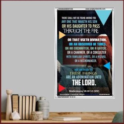 ABOMINATION UNTO THE LORD   Scriptures Wall Art   (GWAMAZEMENT5190)   "24X32"