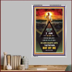 THE WAY THE TRUTH AND THE LIFE   Inspirational Wall Art Wooden Frame   (GWAMAZEMENT5352)   