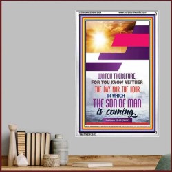 WATCH THEREFORE   Christian Framed Wall Art   (GWAMAZEMENT5434)   "24X32"