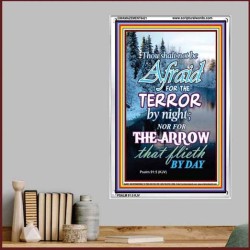 THE TERROR BY NIGHT   Printable Bible Verse to Framed   (GWAMAZEMENT6421)   