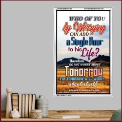 A SINGLE HOUR TO HIS LIFE   Bible Verses Frame Online   (GWAMAZEMENT6434)   