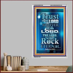 TRUST IN THE LORD   Scripture Art Prints   (GWAMAZEMENT6786)   "24X32"