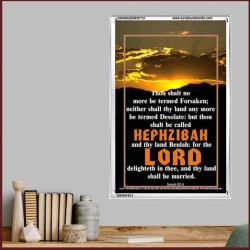YOU SHALL NO MORE BE FORSAKEN   Bible Verses Frame for Home Online   (GWAMAZEMENT721)   