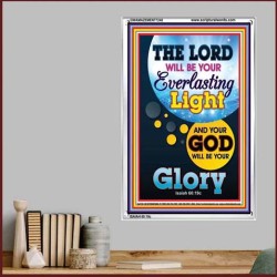 YOUR GOD WILL BE YOUR GLORY   Framed Bible Verse Online   (GWAMAZEMENT7248)   