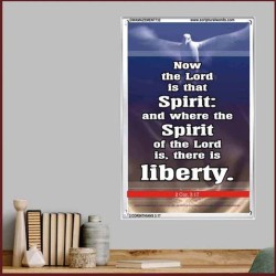 THE SPIRIT OF THE LORD GIVES LIBERTY   Scripture Wall Art   (GWAMAZEMENT732)   
