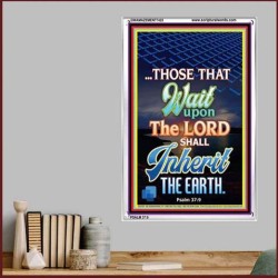 WAIT UPON THE LORD   Bible Verses Frame for Home   (GWAMAZEMENT7425)   "24X32"