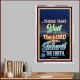 WAIT UPON THE LORD   Bible Verses Frame for Home   (GWAMAZEMENT7425)   