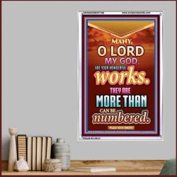 YOUR WONDERFUL WORKS   Scriptural Wall Art   (GWAMAZEMENT7458)   