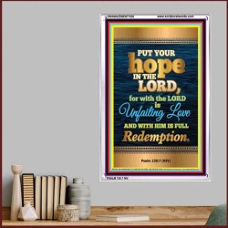 UNFAILING LOVE   Bible Scriptures on Love frame   (GWAMAZEMENT7630)   "24X32"