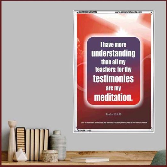 UNDERSTANDING   Contemporary Christian Poster   (GWAMAZEMENT772)   