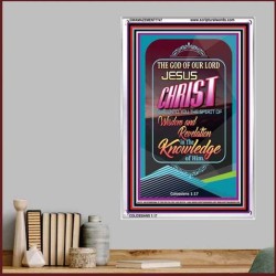 WISDOM AND REVELATION   Bible Verse Framed for Home Online   (GWAMAZEMENT7747)   "24X32"