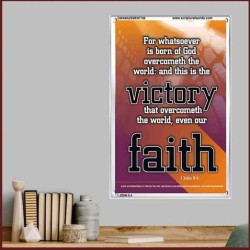 THE VICTORY THAT OVERCOMETH THE WORLD   Scriptural Portrait   (GWAMAZEMENT786)   