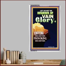 VAIN GLORY   Bible Verses Wall Art Acrylic Glass Frame   (GWAMAZEMENT9196)   "24X32"