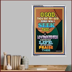 YOUR LOVING KINDNESS IS BETTER THAN LIFE   Biblical Paintings Acrylic Glass Frame   (GWAMAZEMENT9239)   