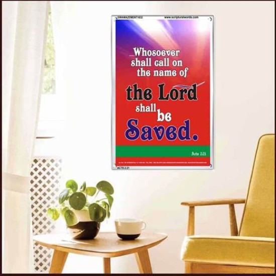 WHOSOEVER SHALL CALL   Inspiration Wall Art Frame   (GWAMAZEMENT1632)   