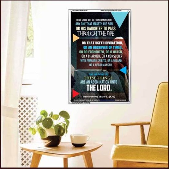 ABOMINATION UNTO THE LORD   Scriptures Wall Art   (GWAMAZEMENT5190)   