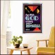 WITH GOD NOTHING SHALL BE IMPOSSIBLE   Frame Bible Verse   (GWAMAZEMENT7564)   