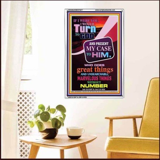 TURN TO GOD   Scripture Wooden Frame   (GWAMAZEMENT8077)   