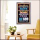 TRUST GOD AT ALL TIMES   Biblical Paintings Acrylic Glass Frame   (GWAMAZEMENT8415)   