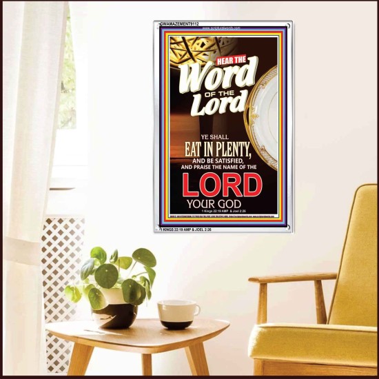 THE WORD OF THE LORD   Bible Verses  Picture Frame Gift   (GWAMAZEMENT9112)   
