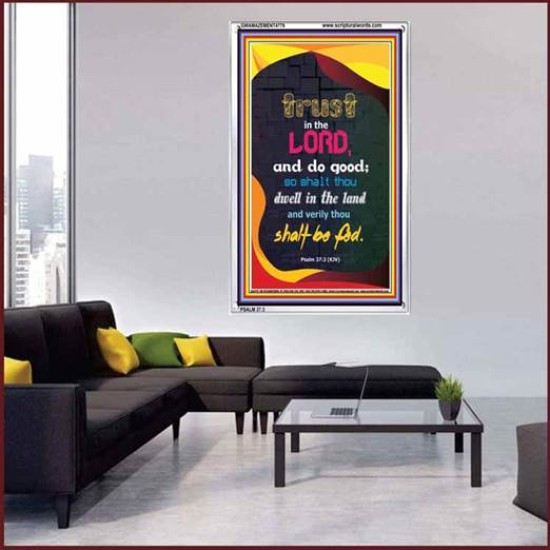 TRUST IN THE LORD   Bible Verses Framed Art   (GWAMAZEMENT4779)   