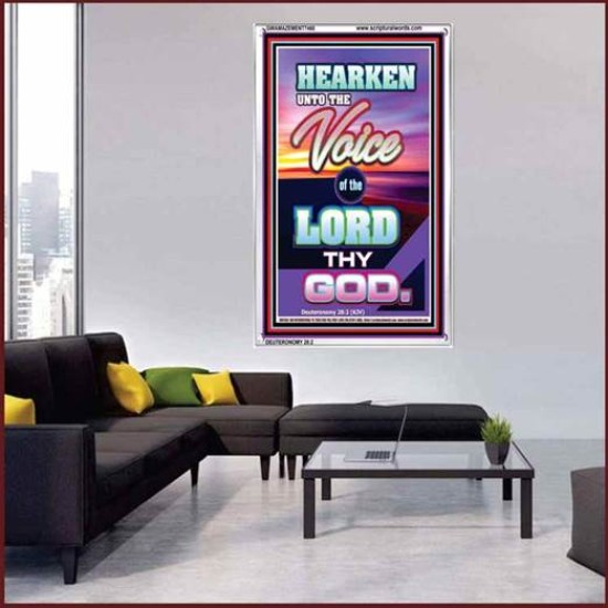 THE VOICE OF THE LORD   Christian Framed Wall Art   (GWAMAZEMENT7468)   