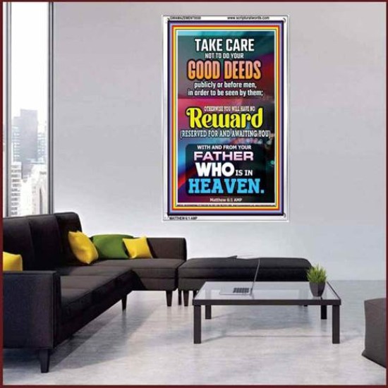 YOUR FATHER WHO IS IN HEAVEN    Scripture Wooden Frame   (GWAMAZEMENT8550)   