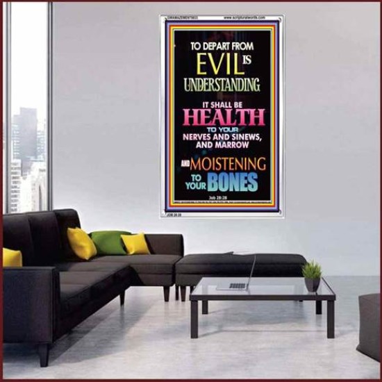 WISDOM IS HEALTH   Inspirational Wall Art Frame   (GWAMAZEMENT8833)   