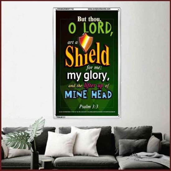 A SHIELD FOR ME   Bible Verses For the Kids Frame    (GWAMAZEMENT1752)   
