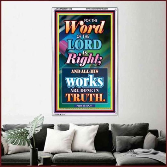 WORD OF THE LORD   Contemporary Christian poster   (GWAMAZEMENT7370)   