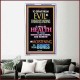 WISDOM IS HEALTH   Inspirational Wall Art Frame   (GWAMAZEMENT8833)   