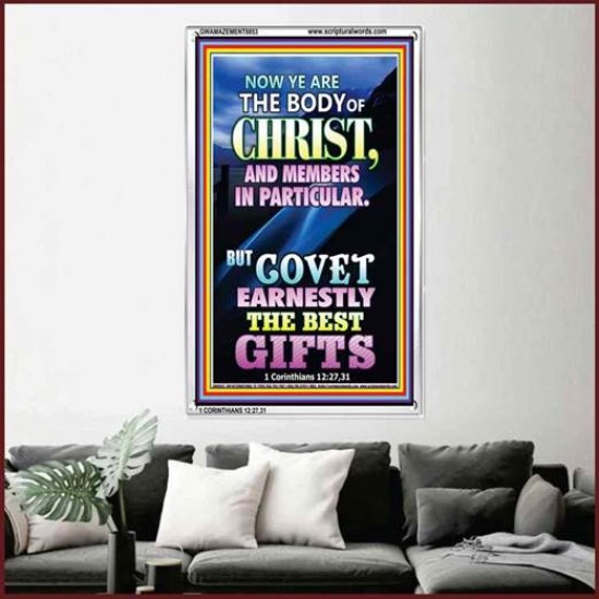 YE ARE THE BODY OF CHRIST   Bible Verses Framed Art   (GWAMAZEMENT8853)   