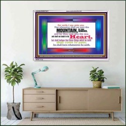 VERILY I SAY   Christian Frame Wall Art   (GWAMAZEMENT2077)   "24X32"