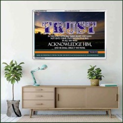 TRUST IN THE LORD   Modern Wall Art   (GWAMAZEMENT295)   "24X32"