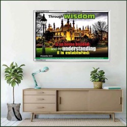 WISDOM AND UNDERSTANDING   Scripture Wall Art   (GWAMAZEMENT3782)   "24X32"