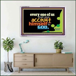 YOU SHALL GIVE ACCOUNT   Frame Scriptural Dcor   (GWAMAZEMENT3798)   "24X32"