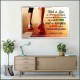 WALK IN LOVE   Christian Paintings Acrylic Glass Frame   (GWAMAZEMENT4034)   