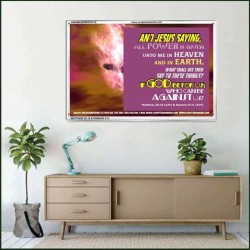 WHAT SHALL WE SAY TO THESE THINGS   Christian Quote Framed   (GWAMAZEMENT4110)   "24X32"