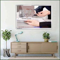 WISE PEOPLE   Bible Verses Frame Online   (GWAMAZEMENT4319)   "24X32"